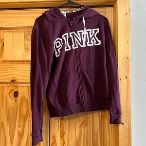 Purple Pink zip up, size S